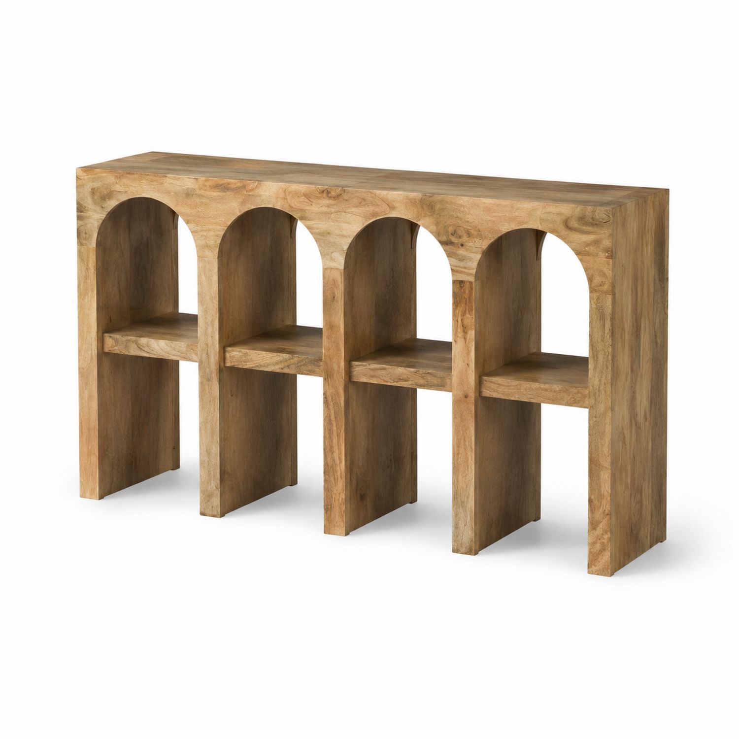 Consolle in Legno di Mango Naturale