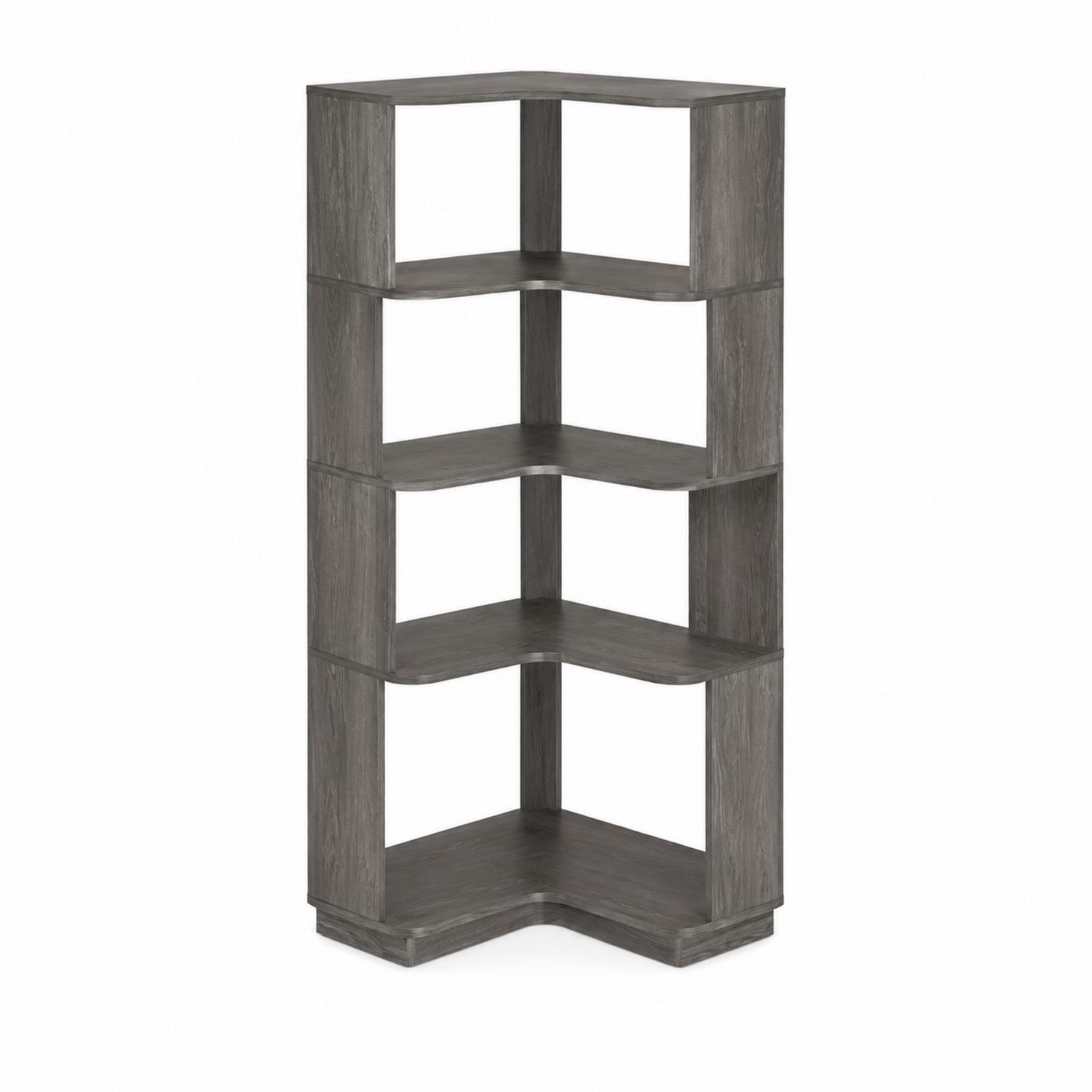 Estantería esquinera de 5 niveles MDF Gris 160 cm-domvirek