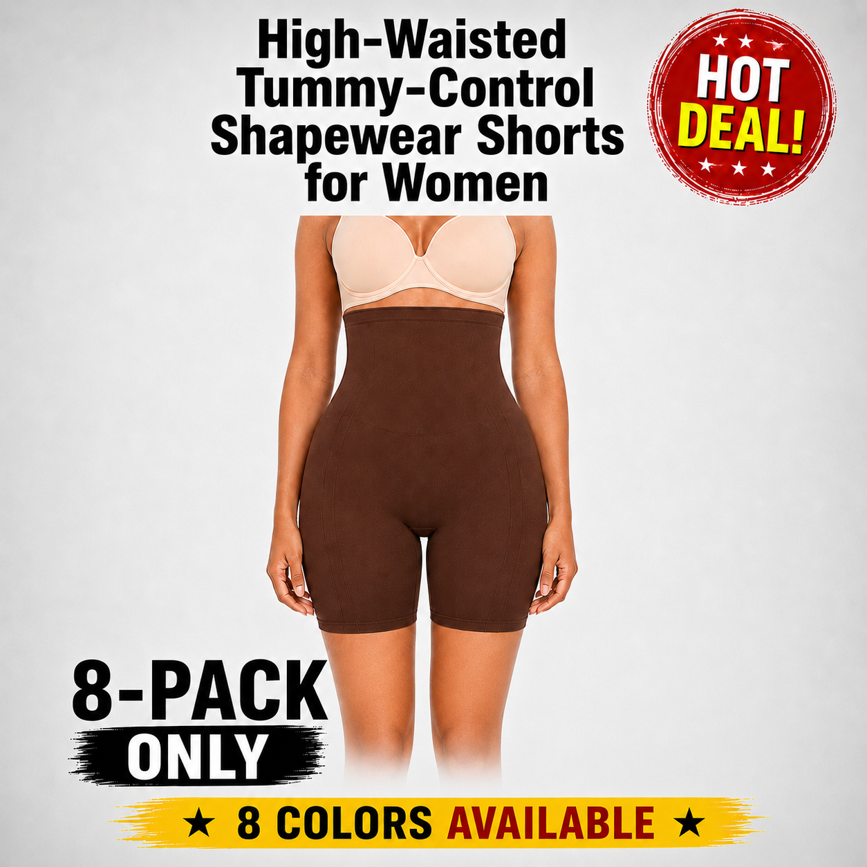 Shapellx Shapewear Sculpting Shorts for Women Seamless High Waisted Body Tummy Control Shaper Thigh Slimming Underwear