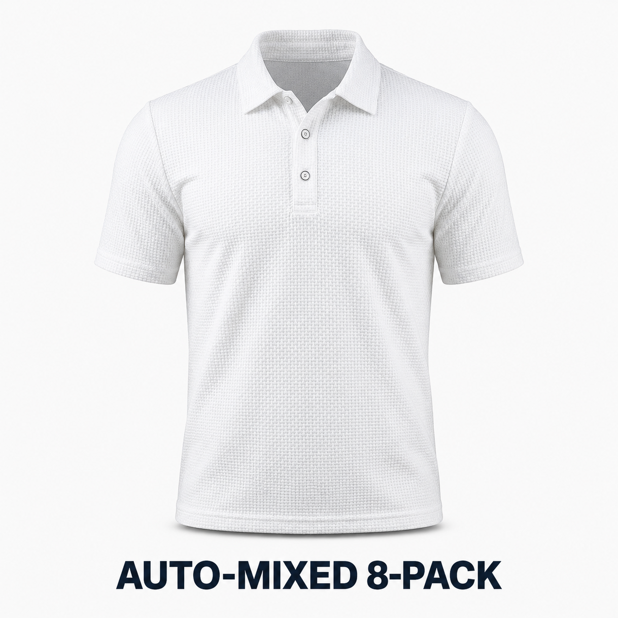 Men's Polo Shirt Set, Polo Style, Casual Fashion, Solid-Color Fitted Short-Sleeve Horse-Print Polo with Contrast Collar, Breathable Shirts for Daily Wear and Golf, Menswear