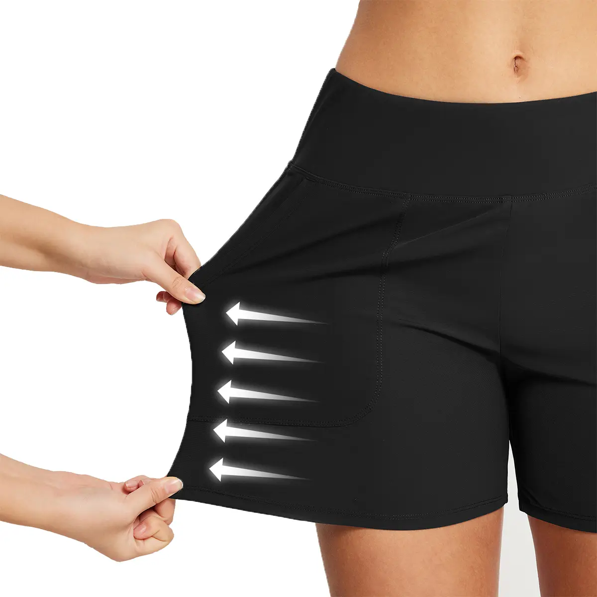 【Limited-Time Special Offer】Women's 3''/5"/7''/9'' High Waisted Lightweight Board Shorts Swim/Running/Workout Quick Dry with Pockets Tankini Bottoms Bathing Suits Plus Size Bermuda Shorts #Summervibes SwimWeek