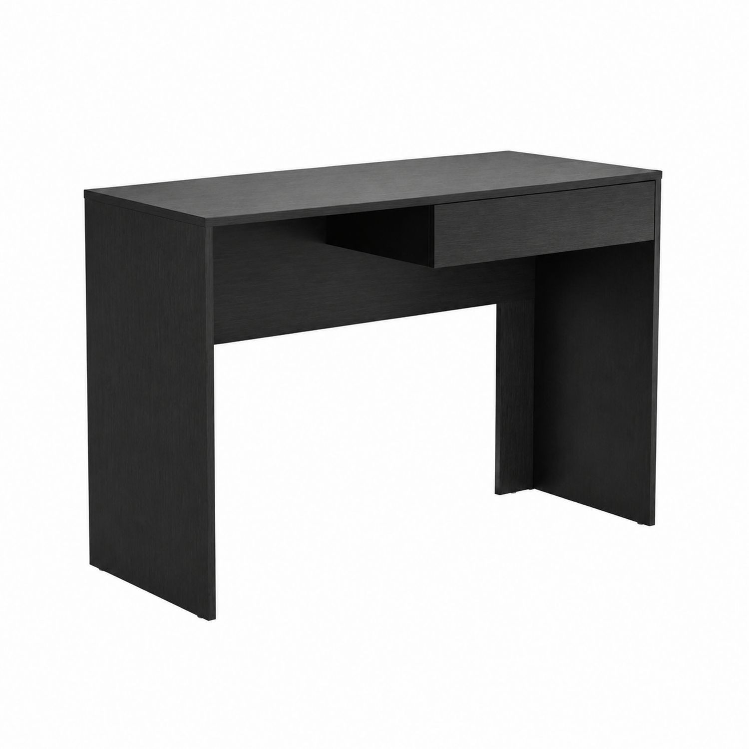 Escritorio de Madera Laminada Negra 120x60x75 cm