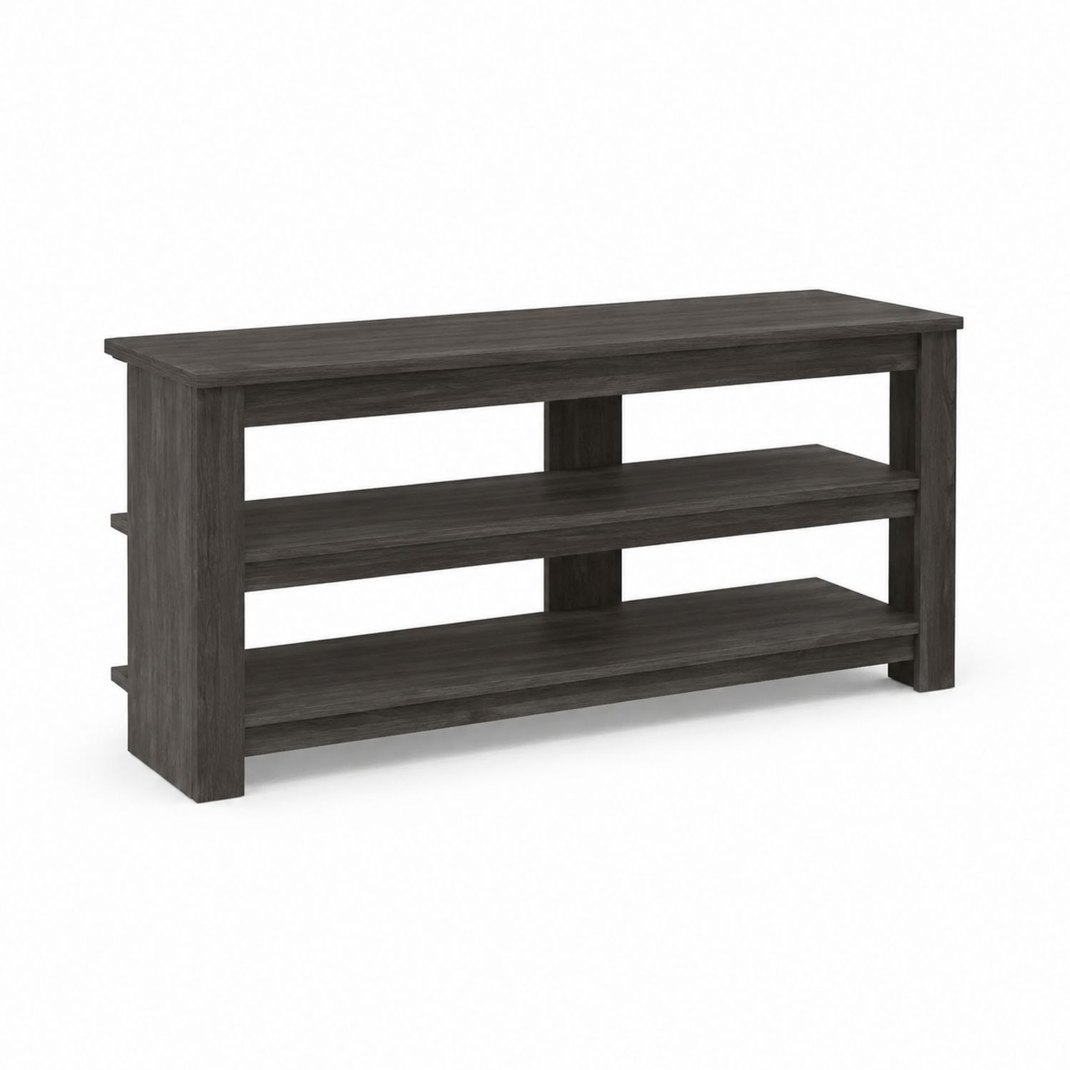 Mesa de TV de Madera Compuesta Gris Oscuro 120x40x50 cm