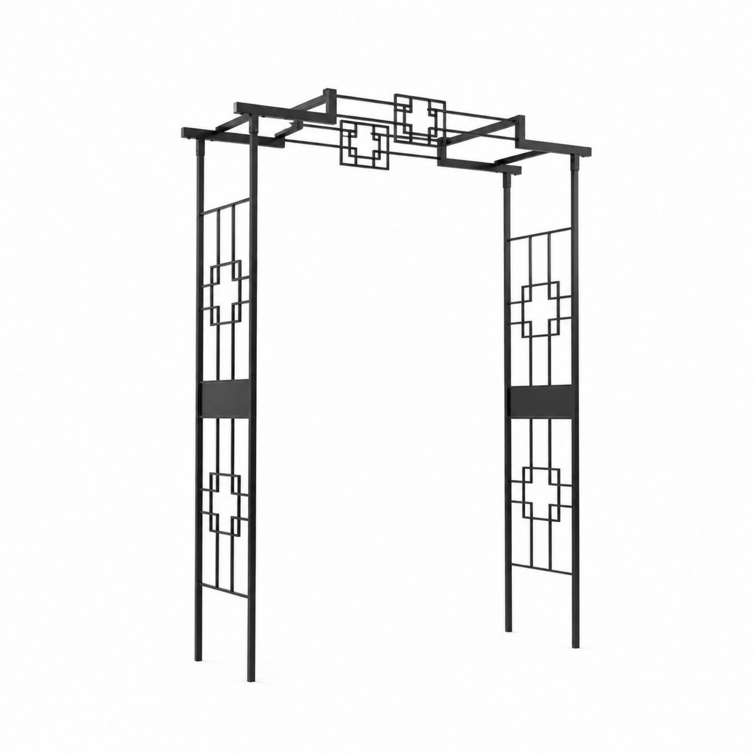 Arco in Ferro Nero 220x120x40 cm