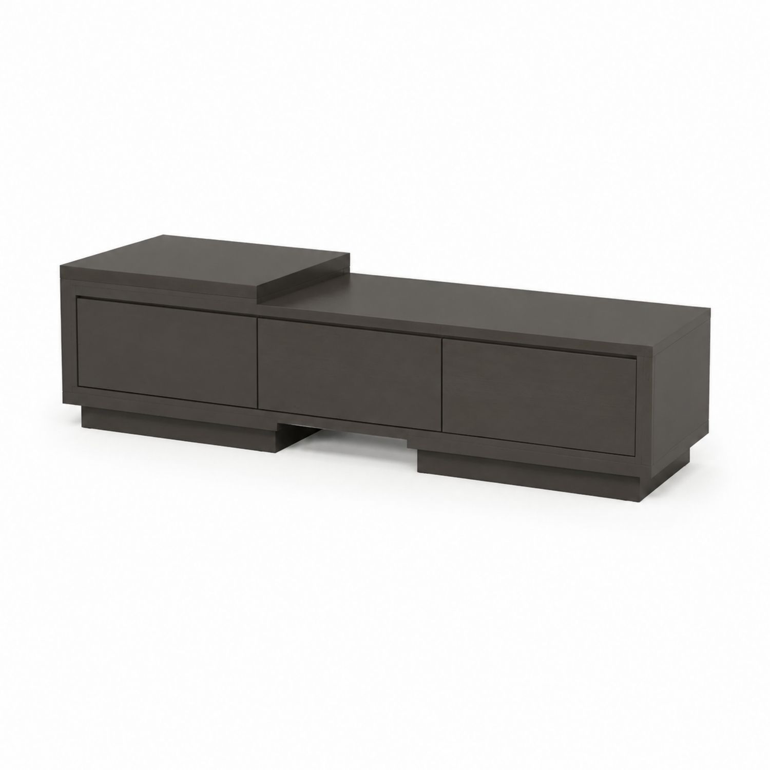 Mobile TV in Legno Marrone 180x40x45 cm