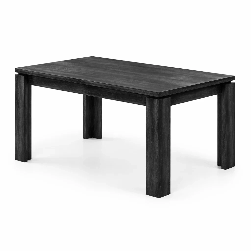 Esstisch Holz Schwarz 140x80x75 cm-furnielito