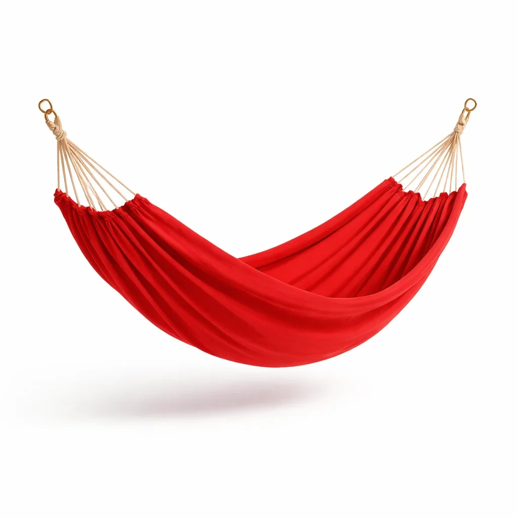 Hängematte Baumwolle Rot 200x150 cm-furnielito