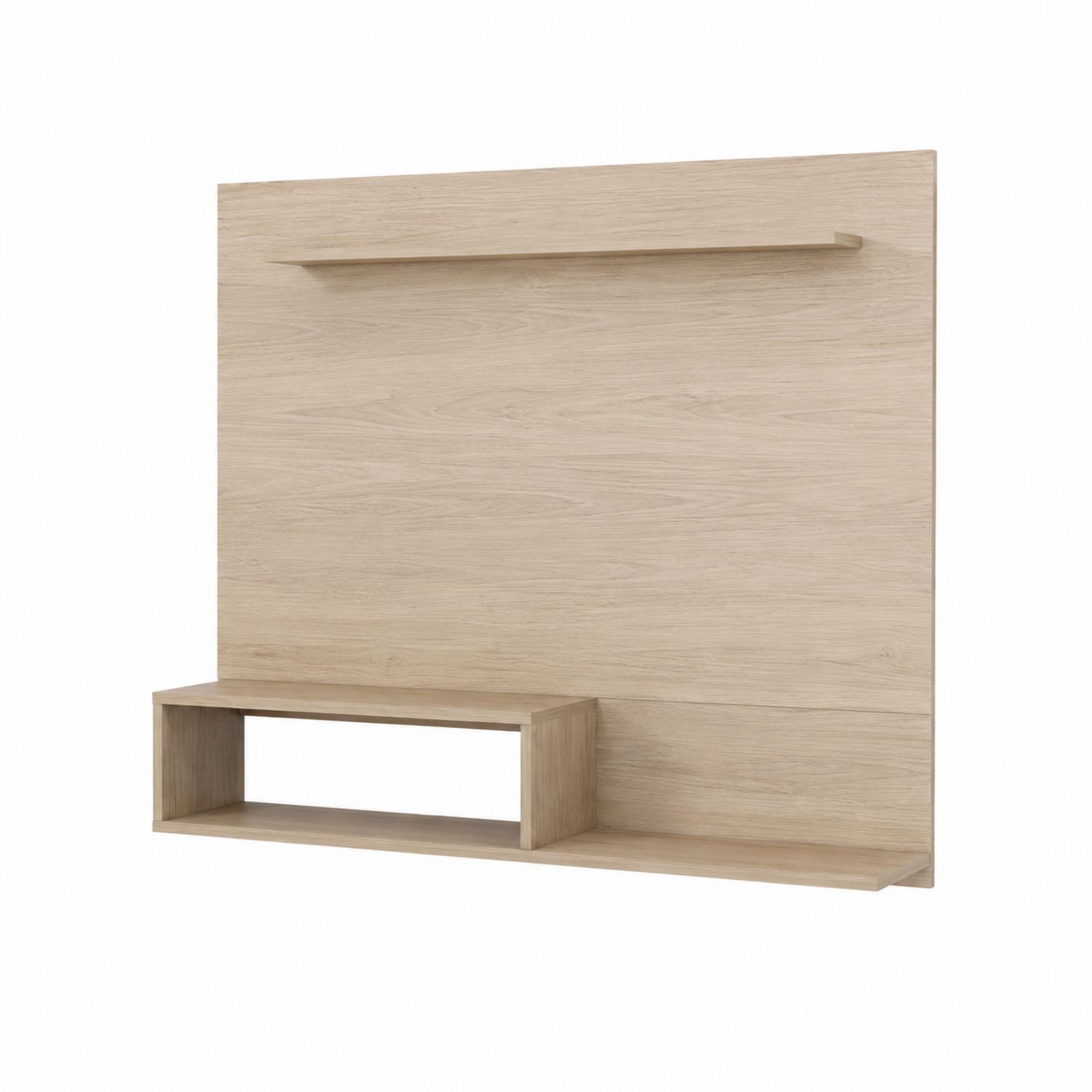 Panel de TV de Madera Aglomerada Roble Claro 120x60x15 cm