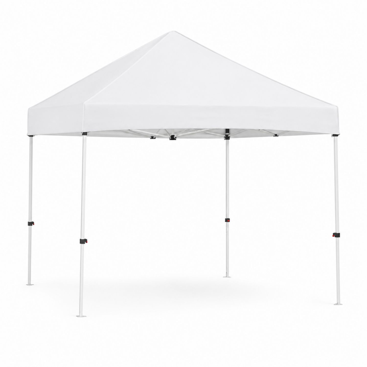 Gazebo 3x3m con Techo de Poliéster y Estructura de Aluminio Blanco