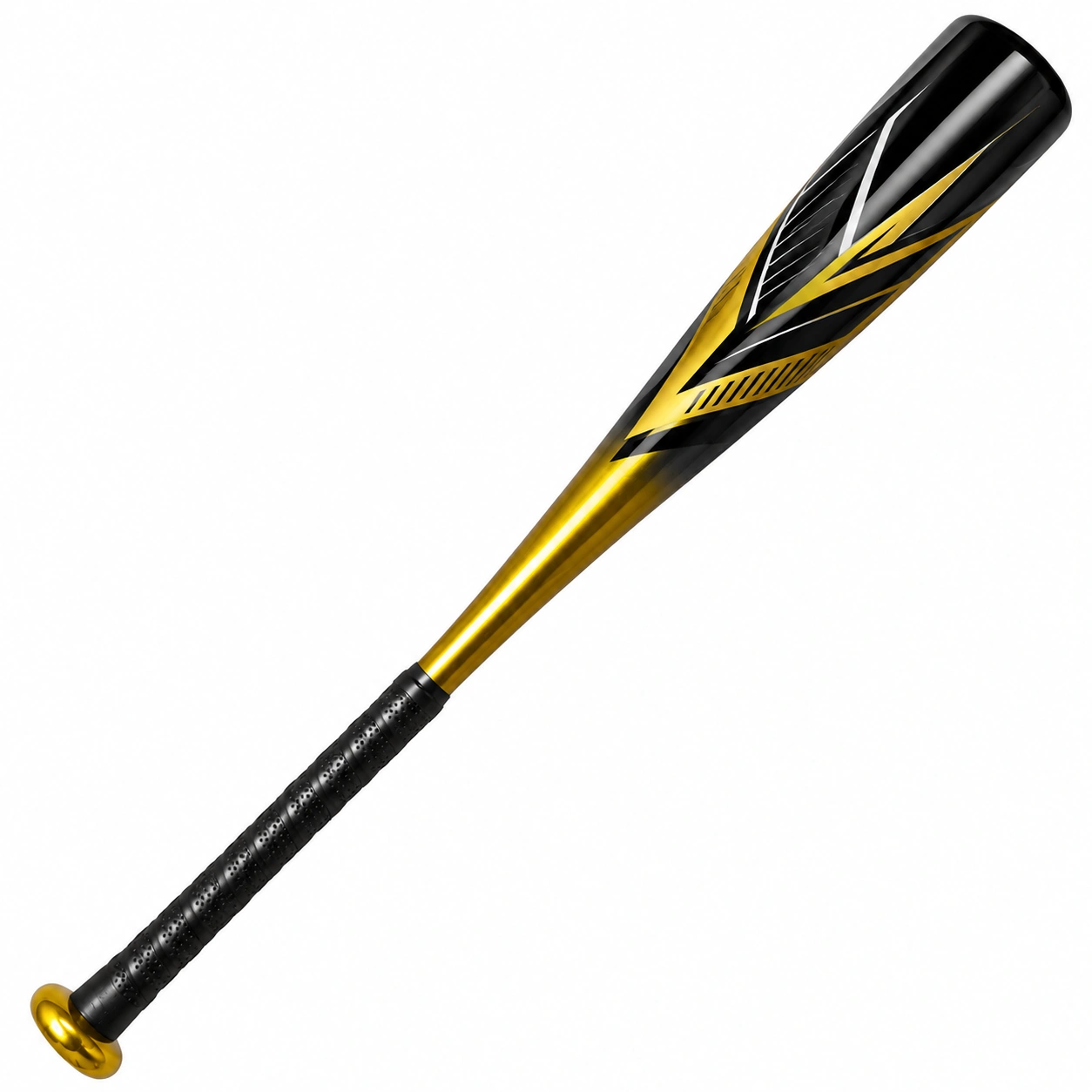 Kij Baseballowy Metalowy Czarny/Złoty 85 cm-COZFIRA