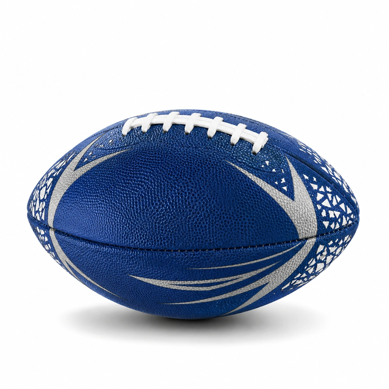 Niebieska piłka do futbolu amerykańskiego - 28x14 cm-COZFIRA