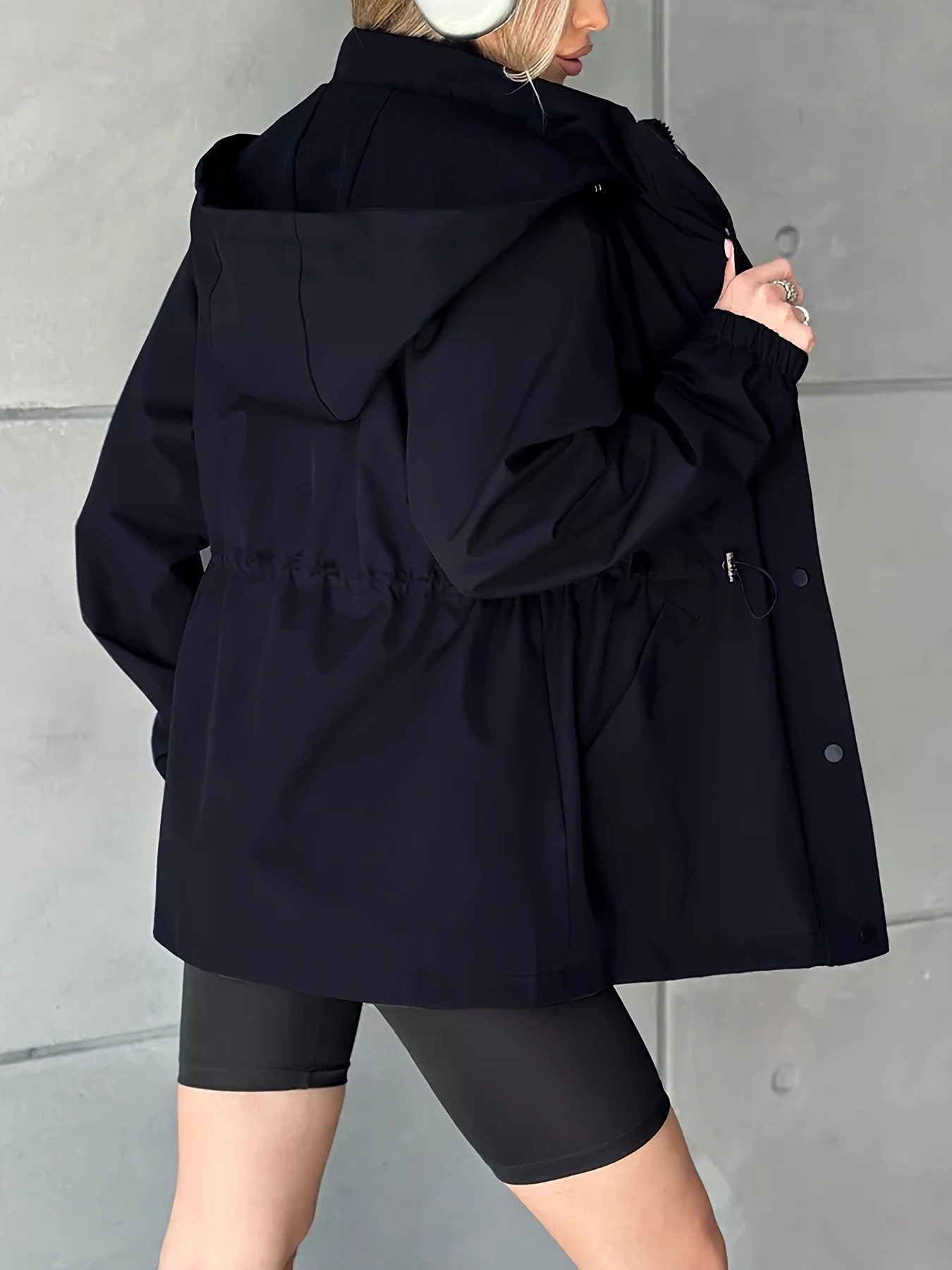 Waterproof Slim Fit Trench Coat Windbreaker Jacket