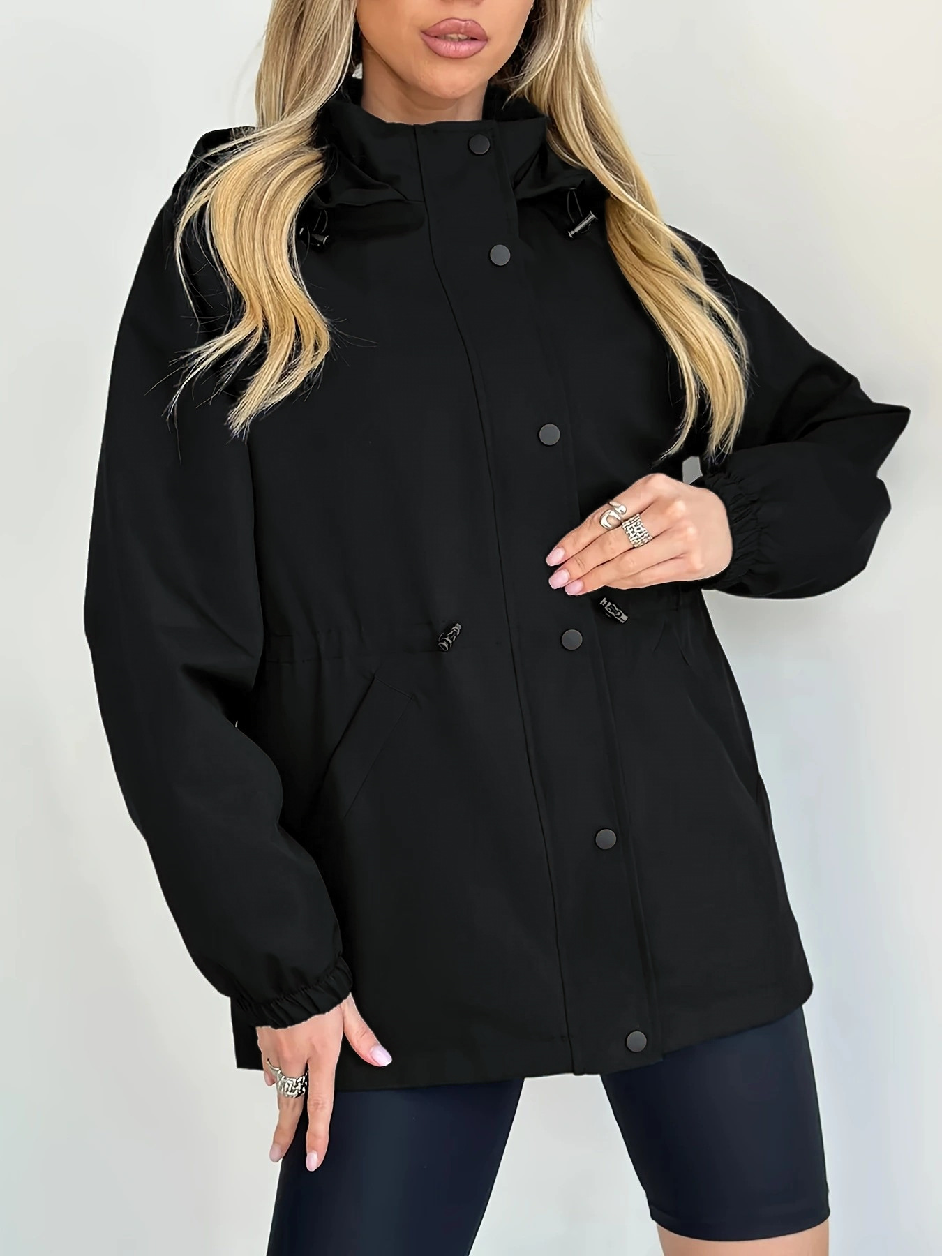Waterproof Slim Fit Trench Coat Windbreaker Jacket
