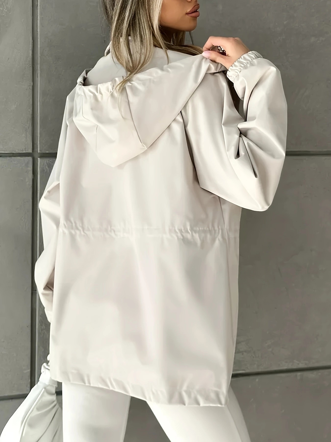 Waterproof Slim Fit Trench Coat Windbreaker Jacket