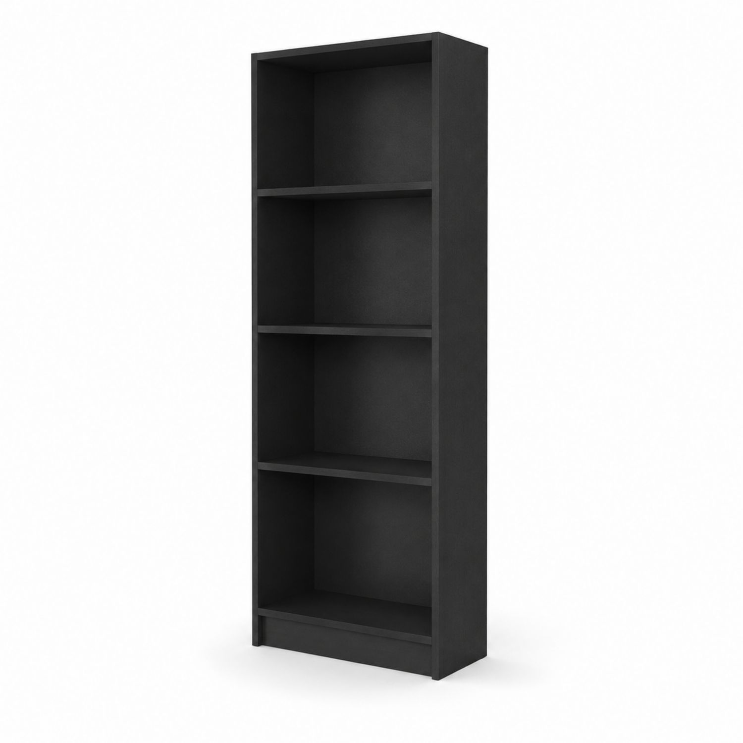 Estantería de 4 niveles MDF Negro