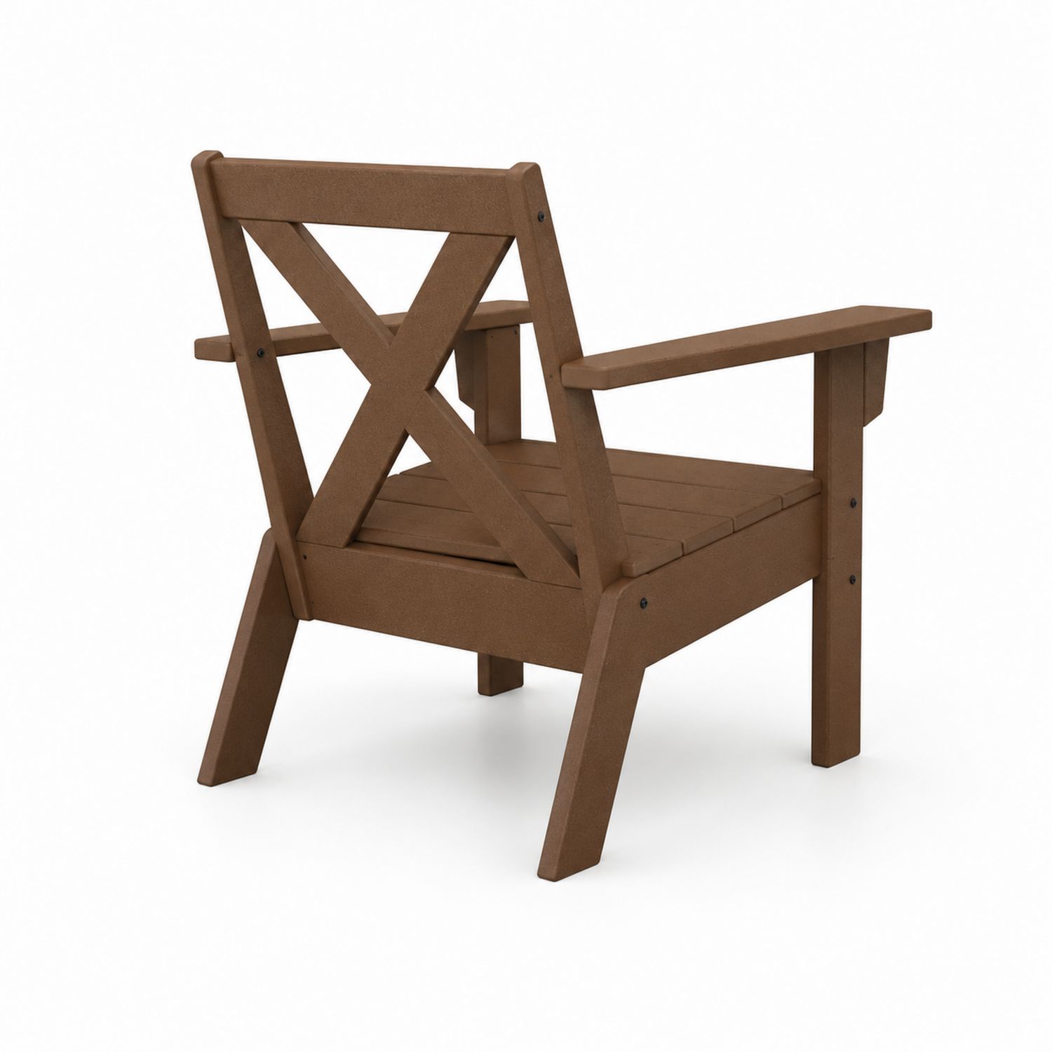 Silla de Madera Marrón para Exterior