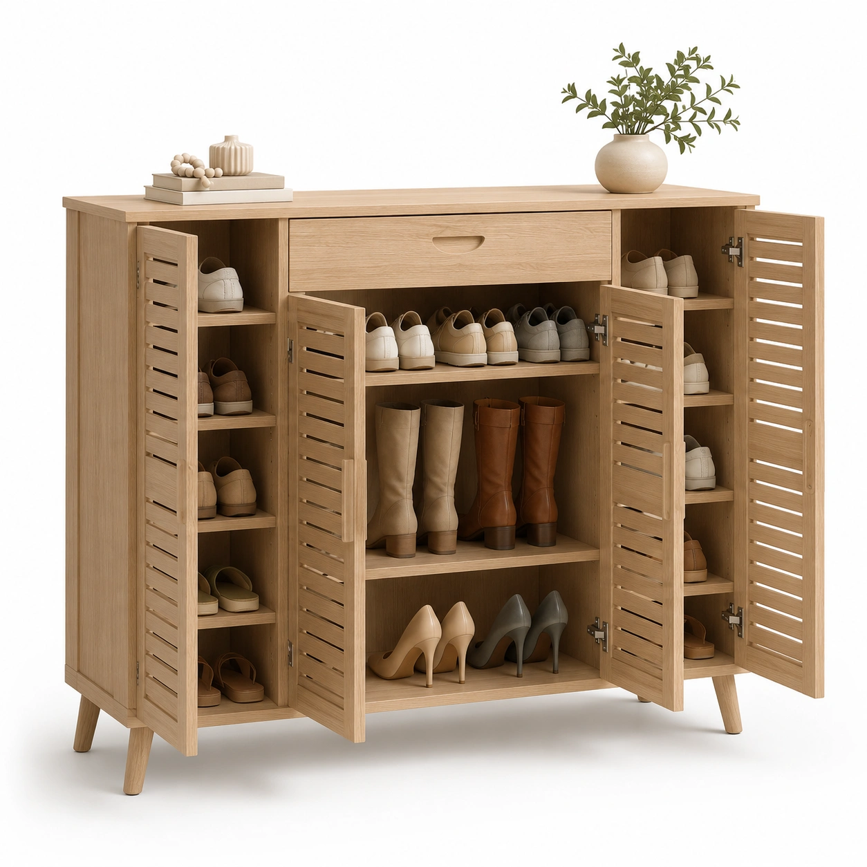 Zapatero con compartimentos multiples-SolvellaHome