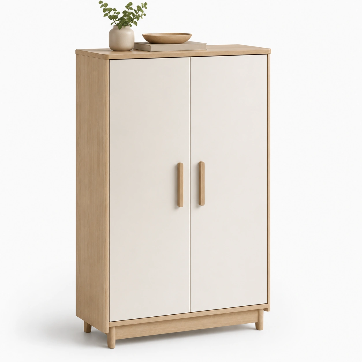 Armario de almacenamiento con puertas-SolvellaHome