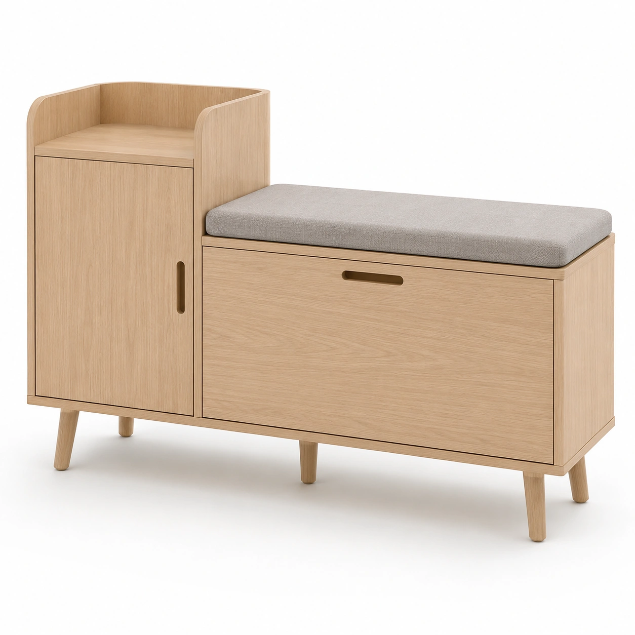 Banco de almacenamiento con asiento-SolvellaHome