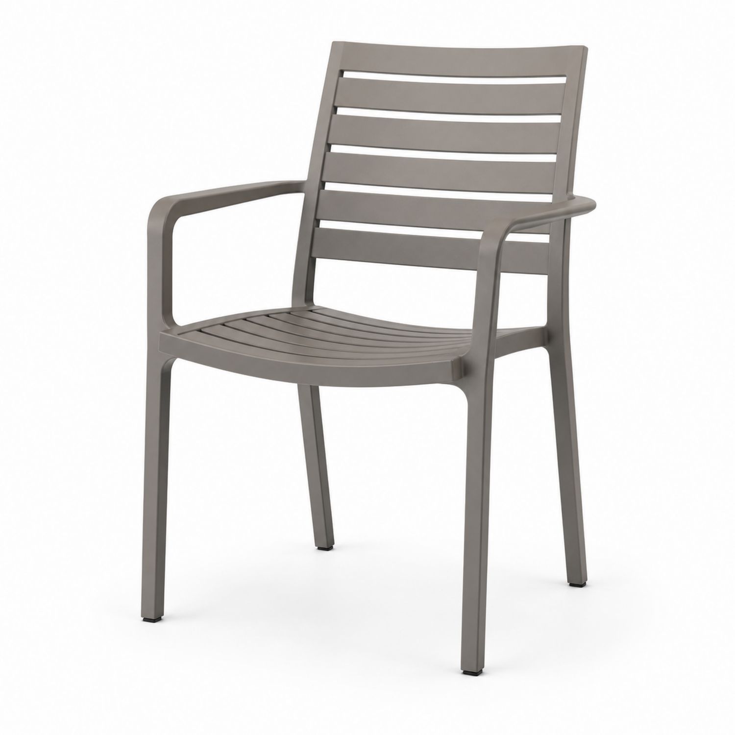 Silla de Exterior de Polipropileno Gris
