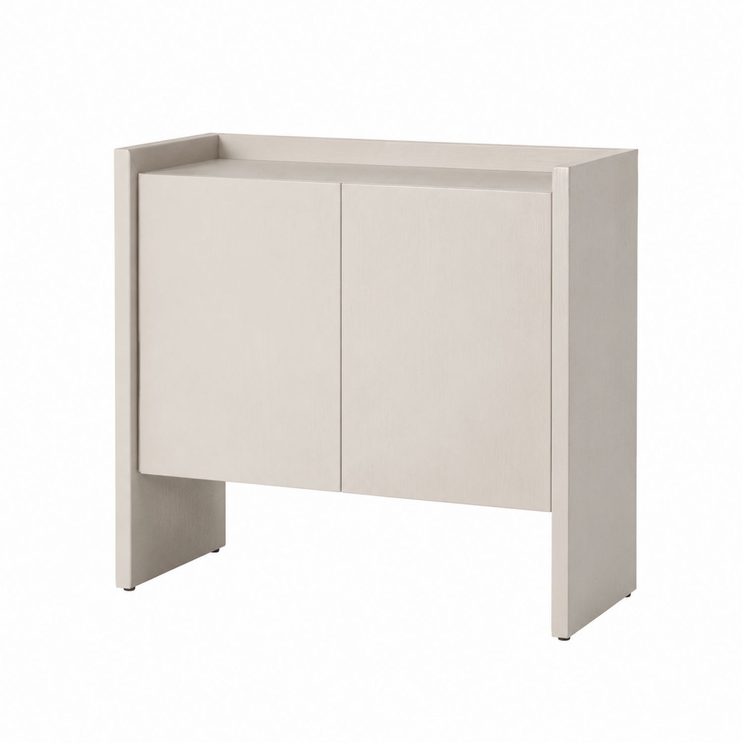 Aparador de Madera Blanco Crema 120x40x85 cm