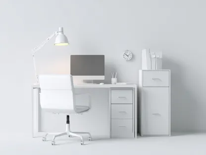 Bureau - MDF-métal - 145x58x75 cm - blanc-argenté - style contemporain-Vazenlohome
