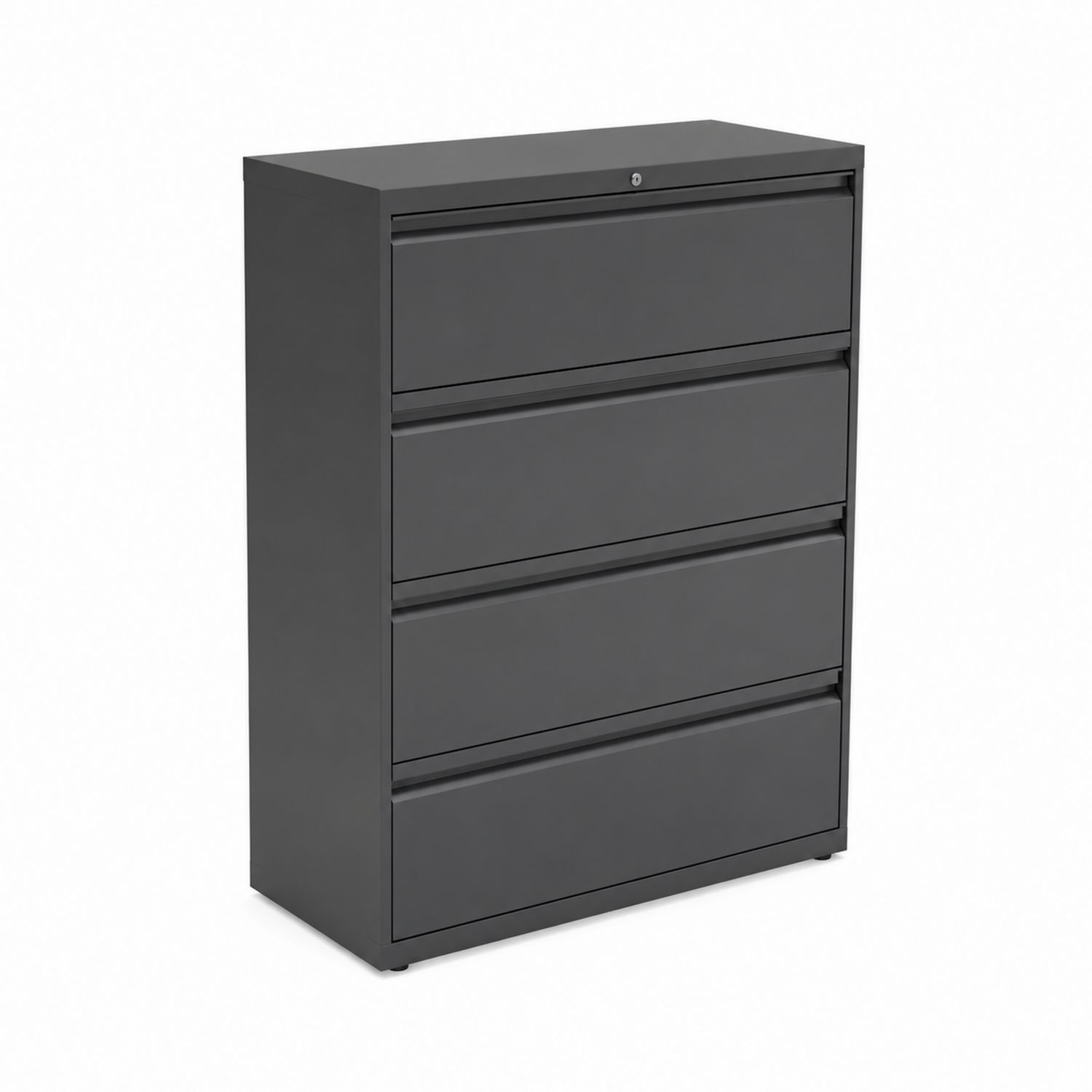 Archivador Metálico Gris Oscuro con 4 Cajones