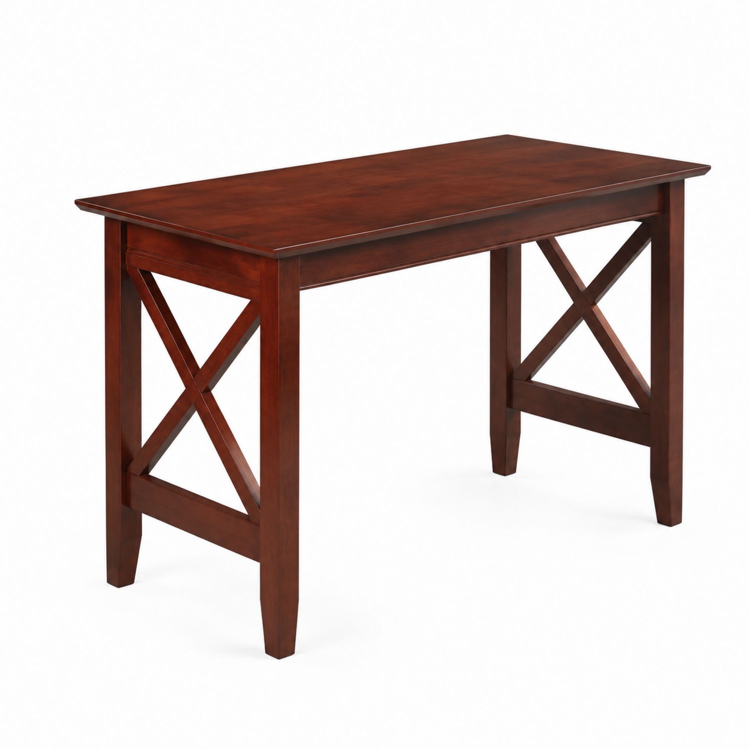 Escritorio de Madera Maciza Marrón 120x60x75 cm