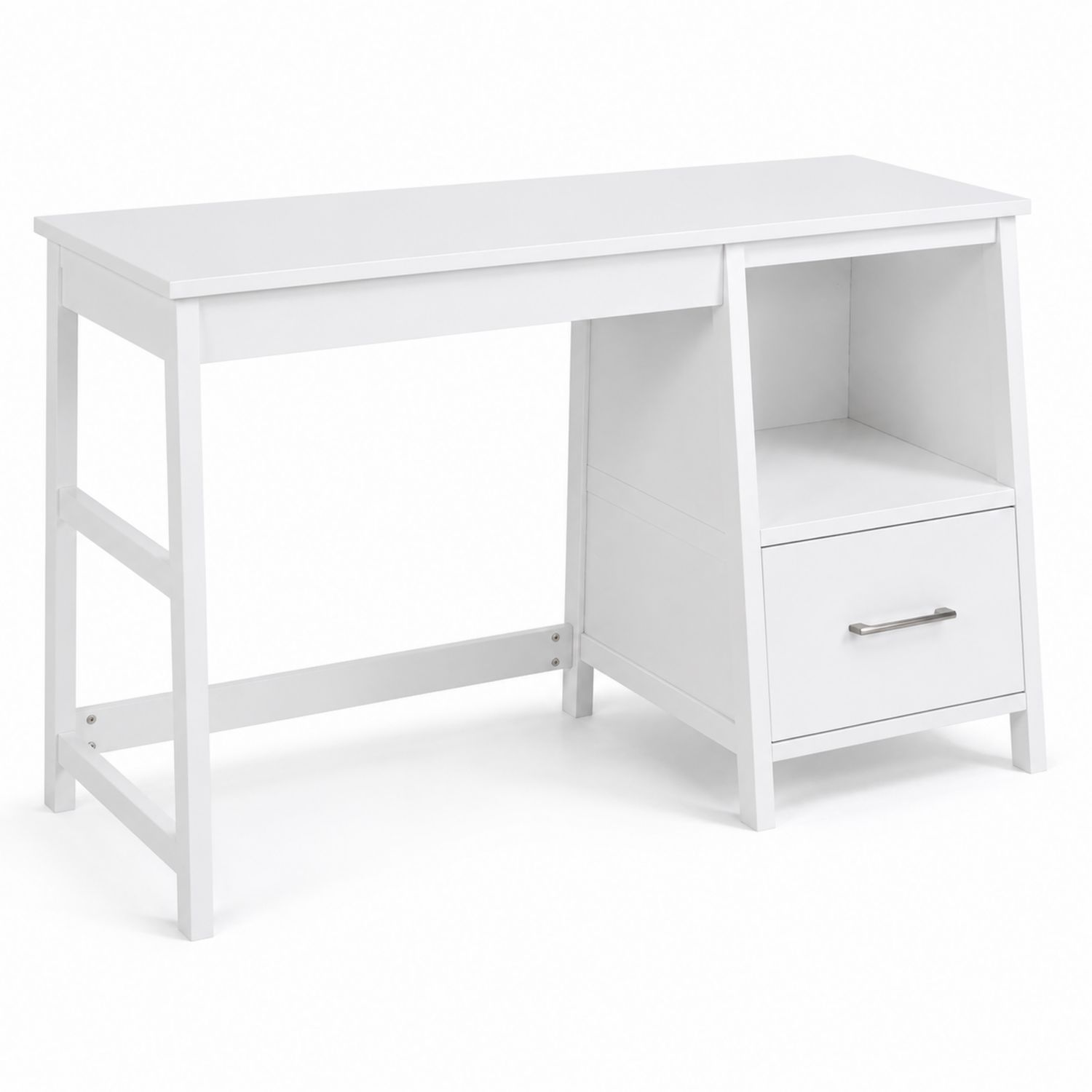 Escritorio de MDF con cajón y estante 120x50x75 cm