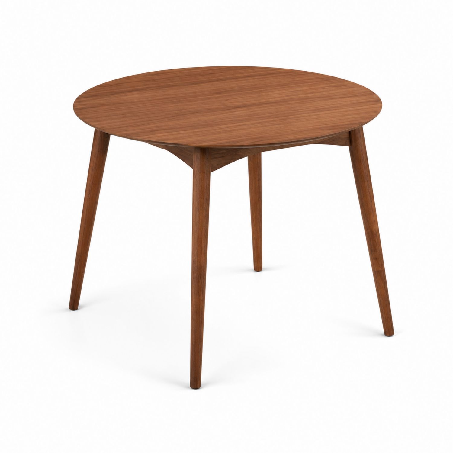 Mesa redonda de madera maciza 100 cm