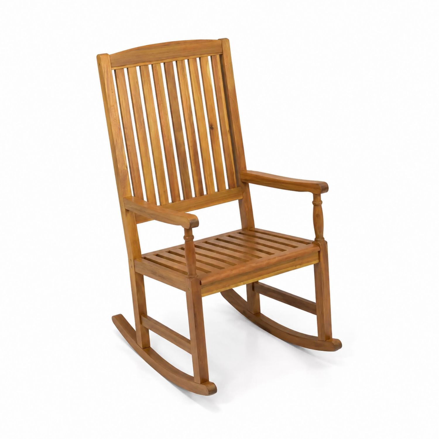 Silla Mecedora de Madera de Teca para Exterior