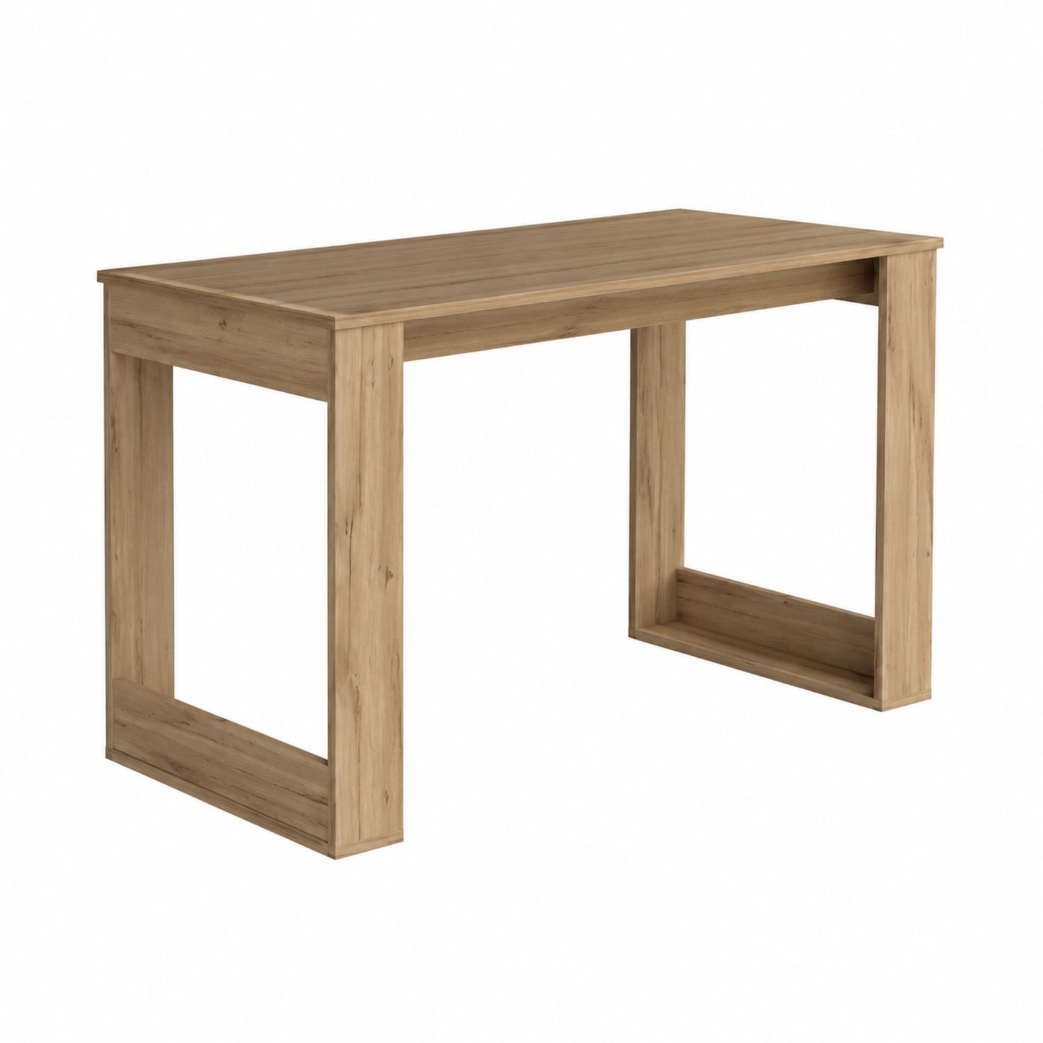 Scrivania in legno effetto quercia 120x60x75 cm