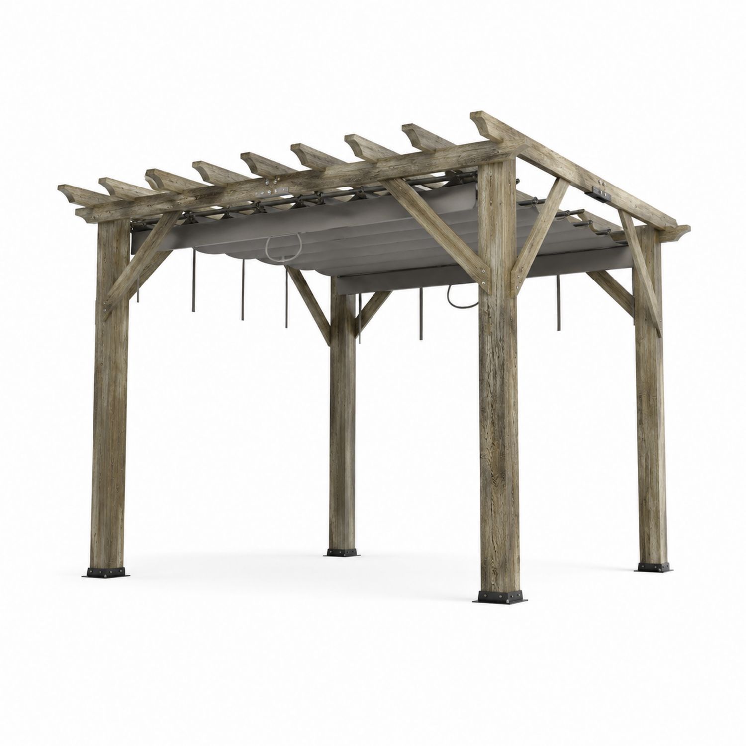 Pergola in Legno con Tetto Regolabile