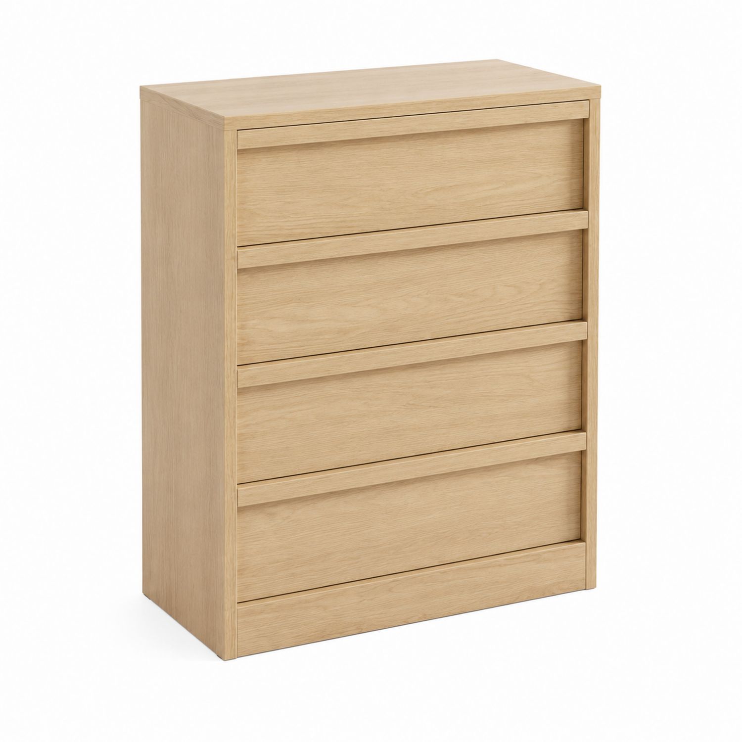 Cajonera de Roble con 4 Cajones 80x90x40 cm