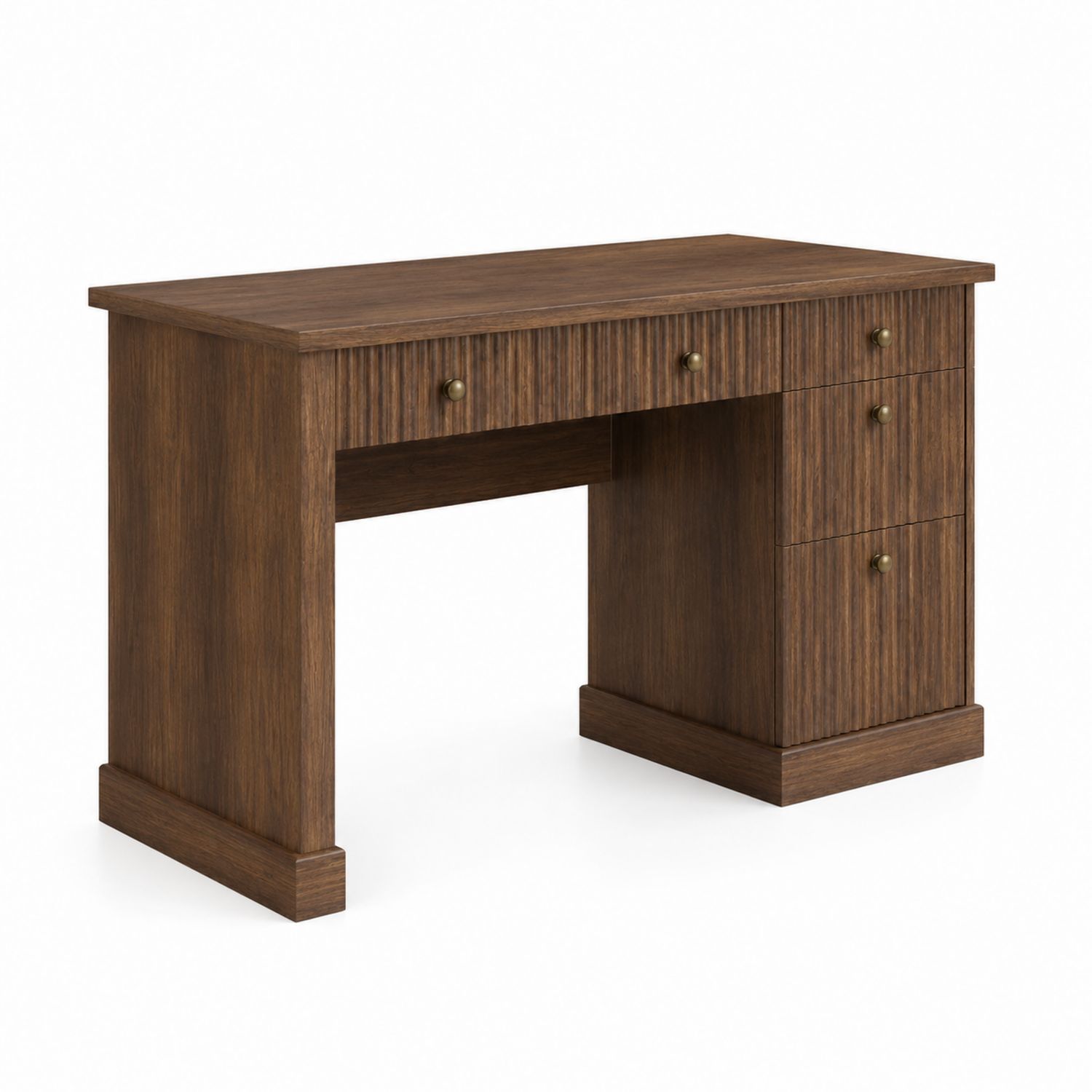 Escritorio de Madera con Cajones Marrón