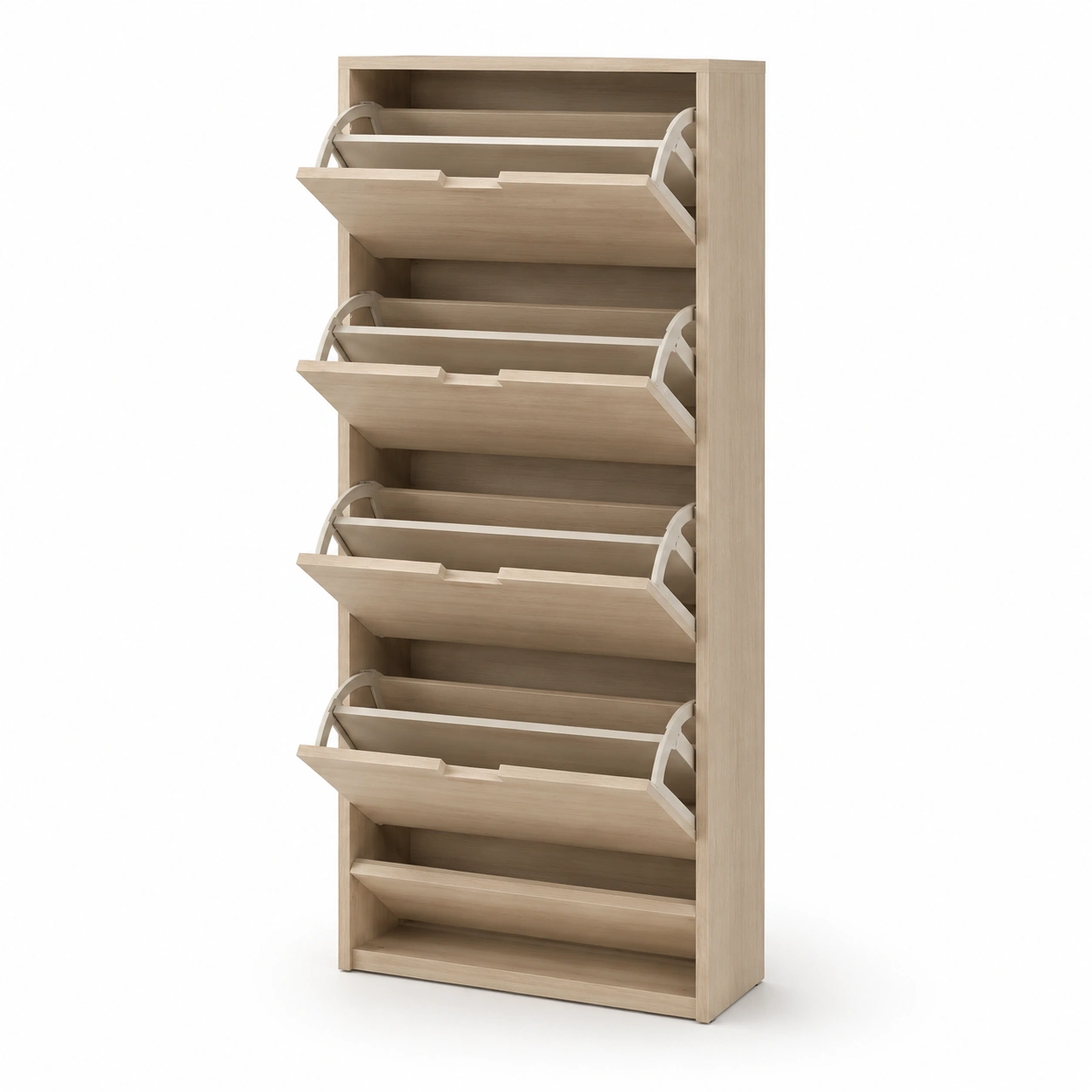 Zapatero alto con compartimentos abatibles-AuravelleLiving