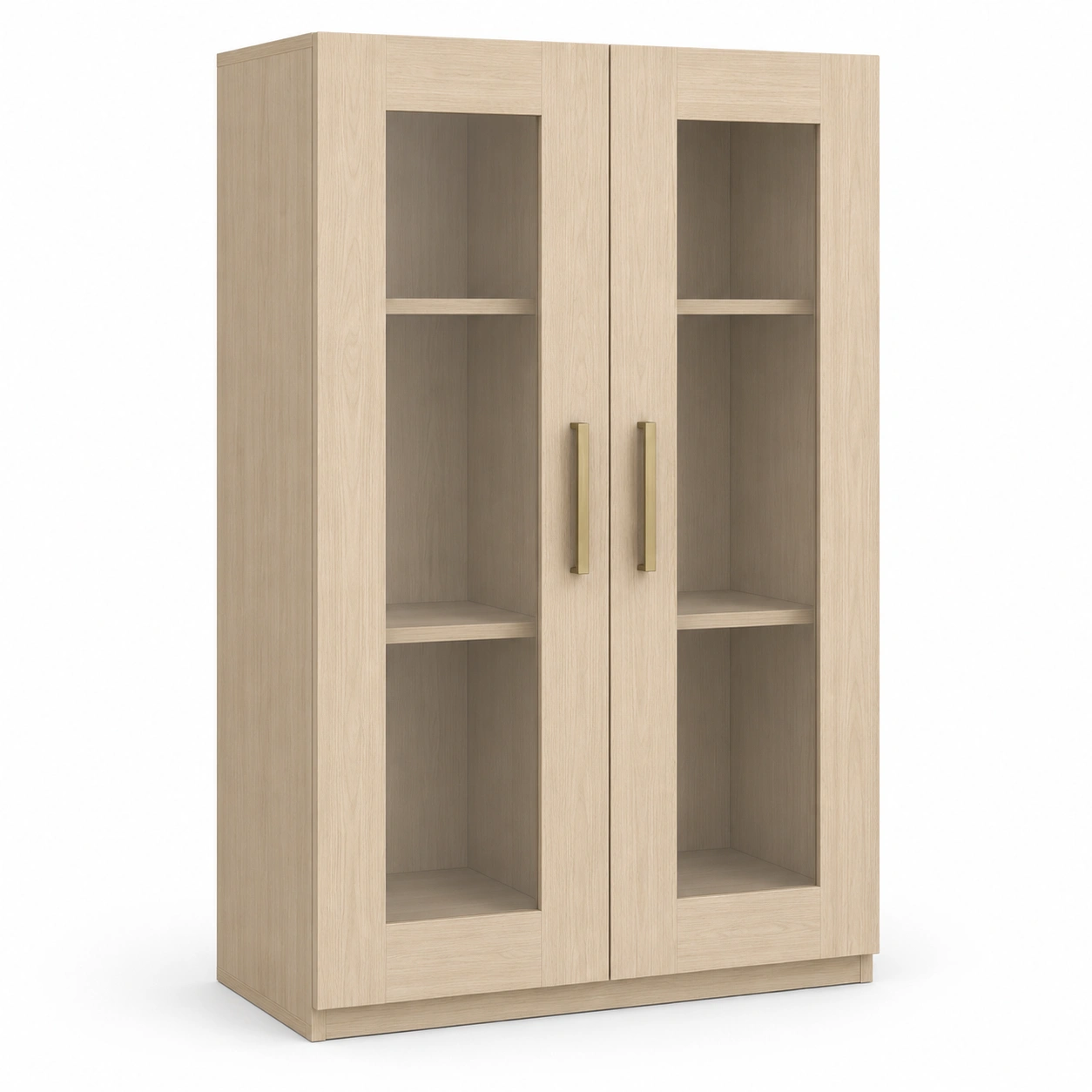 Libreria alta con puertas de vidrio-TavoraHome