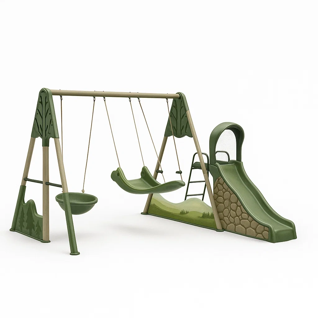Ensemble toboggan et balançoire