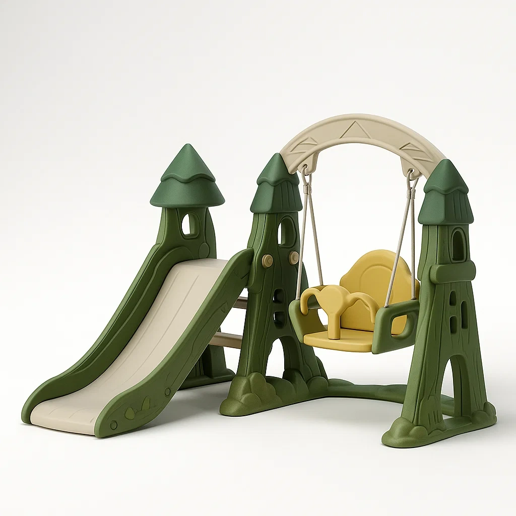 Ensemble toboggan et balançoire