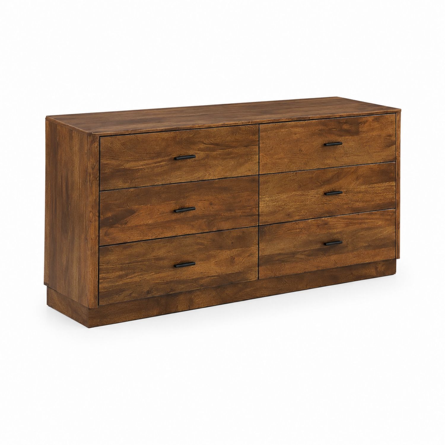 Cajonera de Madera Maciza con 6 Cajones Marrón