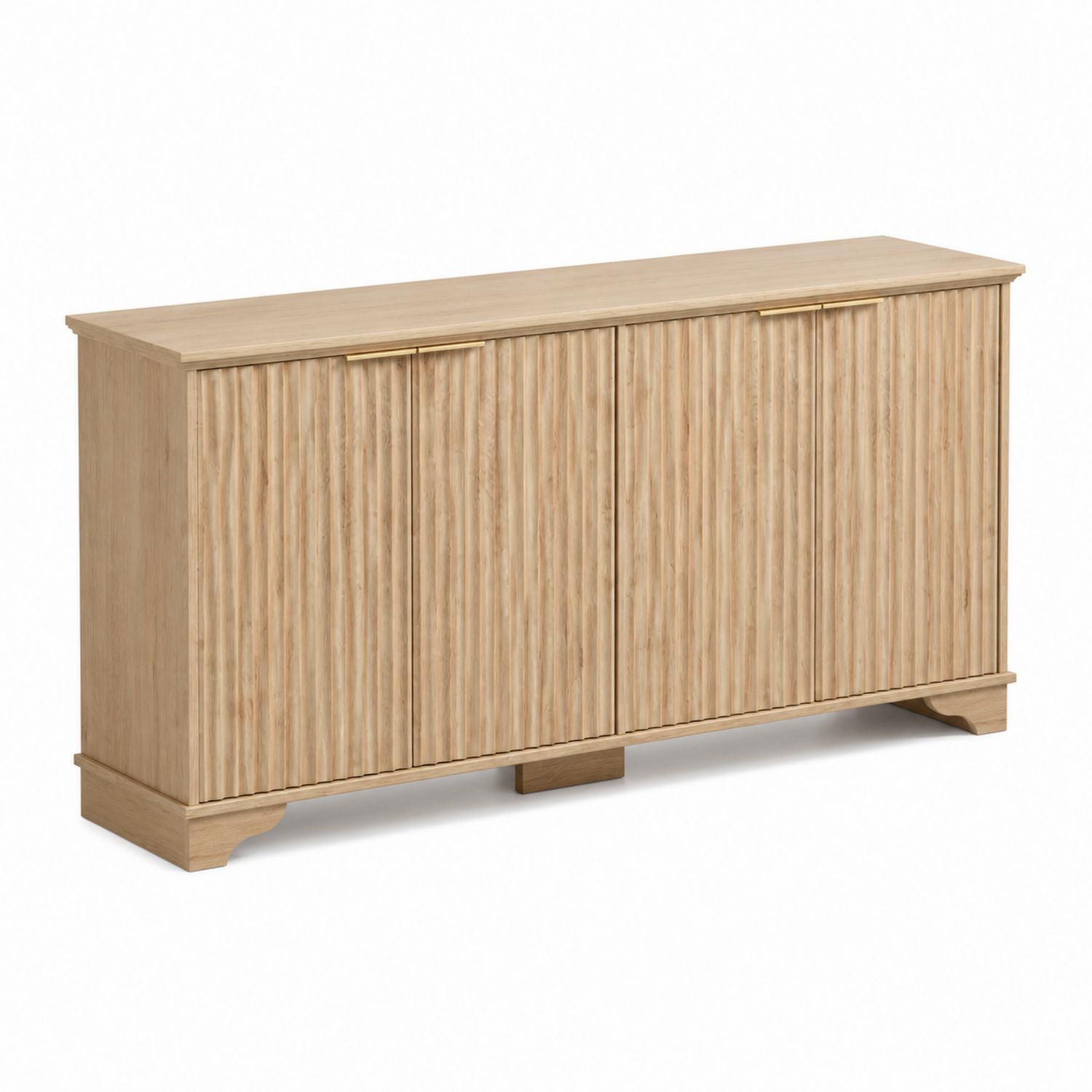 Aparador de Madera de Roble 4 Puertas