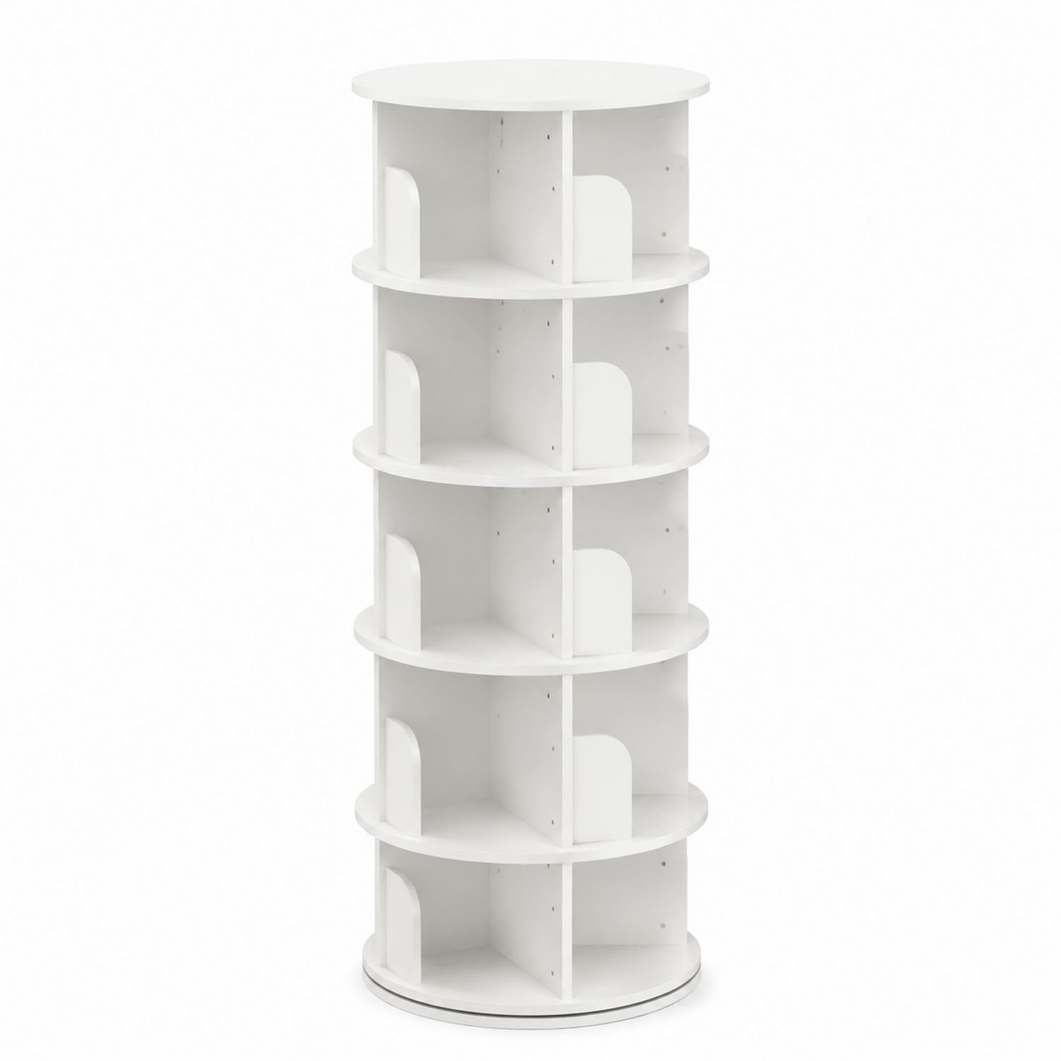 Estantería Giratoria MDF 150 cm Blanca