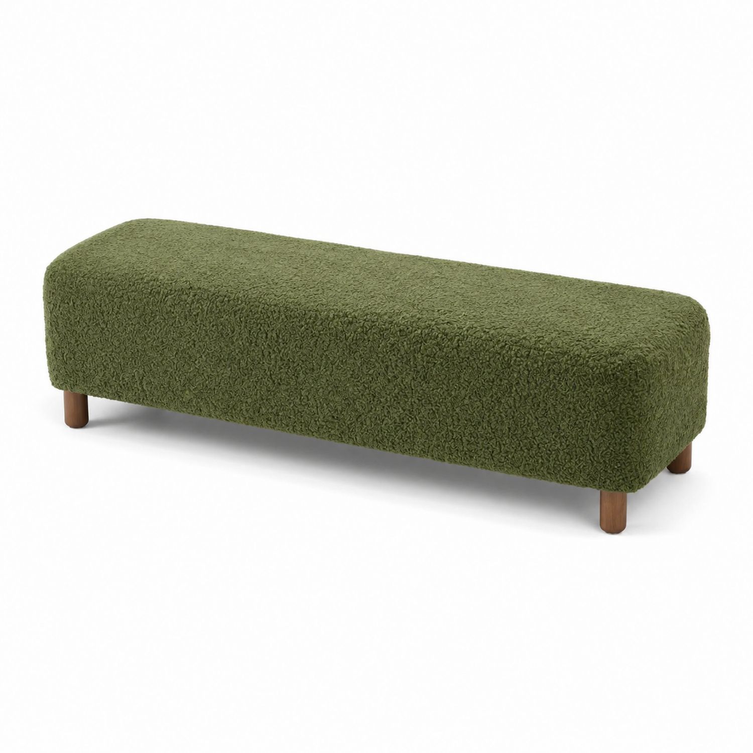 Banco de Madera y Poliéster Verde 160 cm