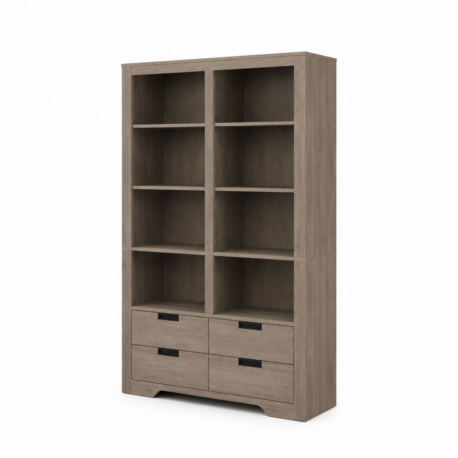 Estantería de Madera MDF con Cajones Marrón 200x100x40 cm