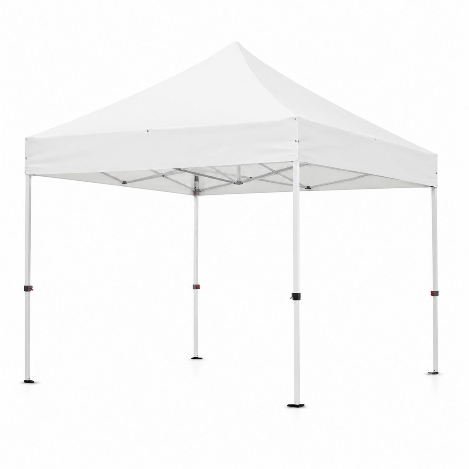 Carpa plegable de aluminio y poliéster 3x3m Blanca