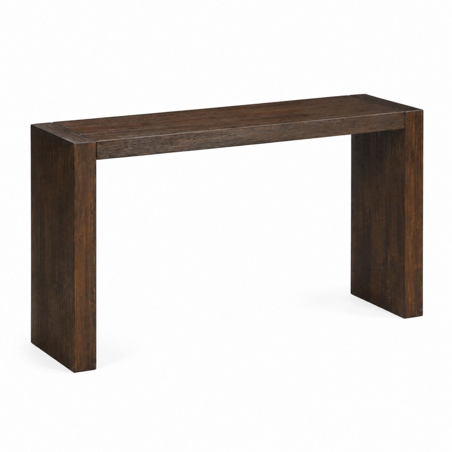 Table console en bois massif Marron 120x40x75 cm