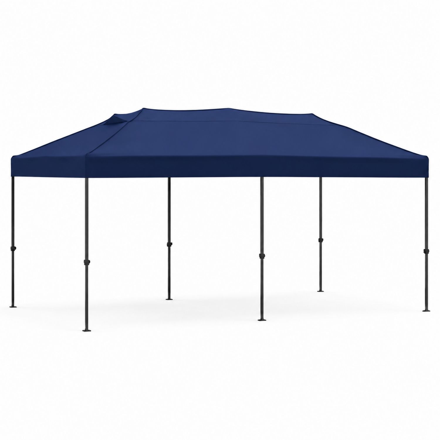 Tente pliable 3x6 m en acier et polyester Bleu-solvirekan