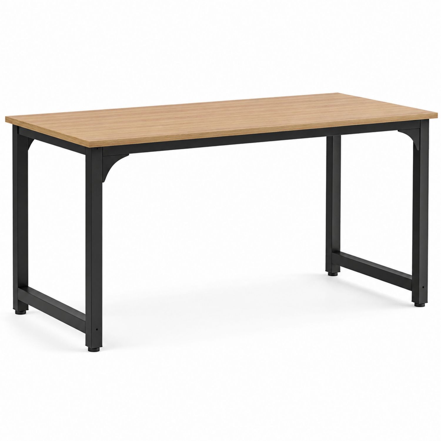 Table de bureau en bois et métal 120x60 cm-solvirekan