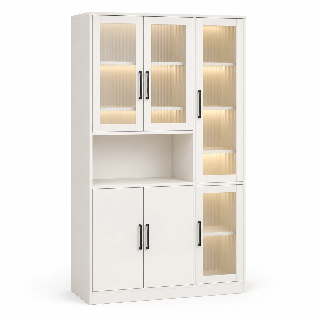 Vitrina de almacenamiento multifuncional-AnvoraLiving
