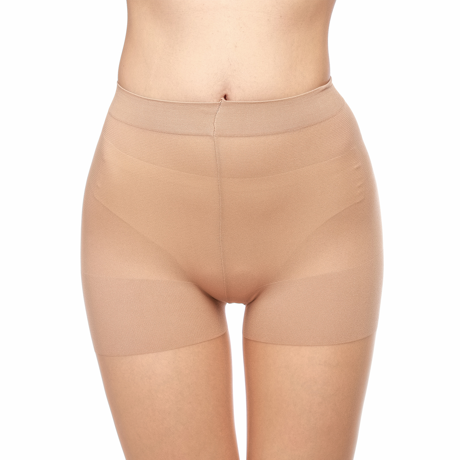 2 PACK Womens High Waist Run Resistant Control Top Pantyhose-LADYFAN
